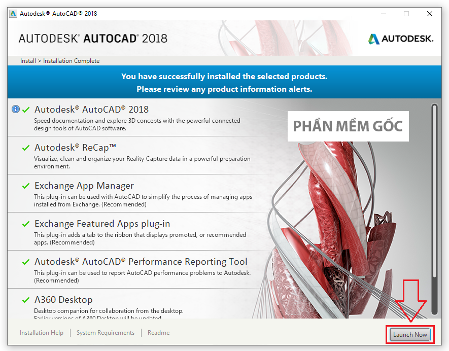 Hướng Dẫn Cài Đặt + Crack Autodesk AutoCAD 2018