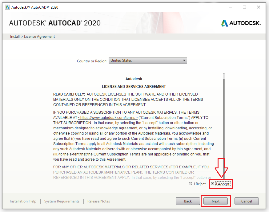 Hướng Dẫn Cài Đặt Autodesk AutoCAD 2020