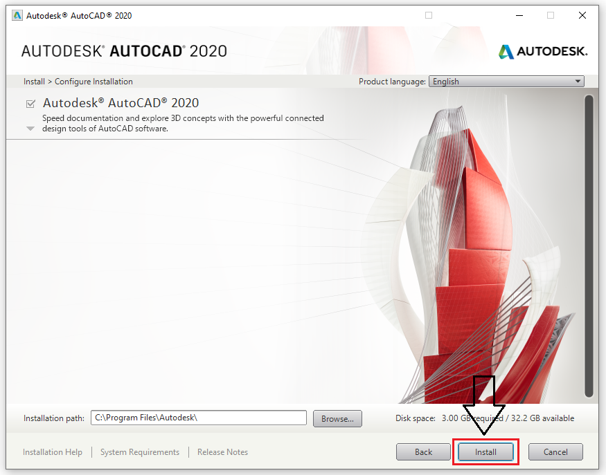 Hướng Dẫn Cài Đặt Autodesk AutoCAD 2020