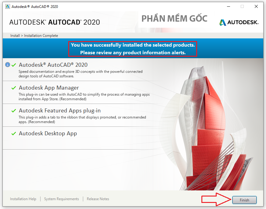 Hướng Dẫn Cài Đặt Autodesk AutoCAD 2020