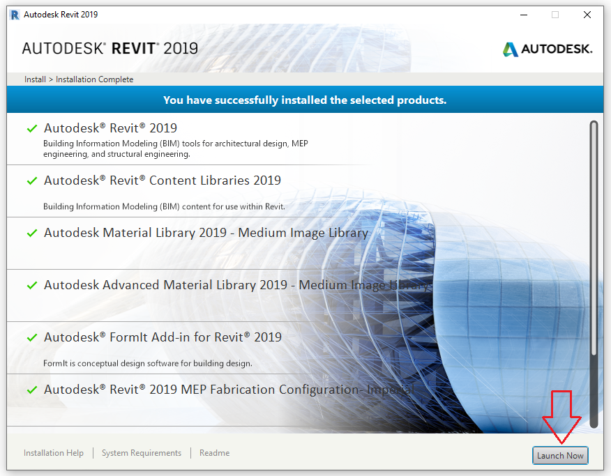 Hướng dẫn Cài Đặt Autodesk Revit 2019