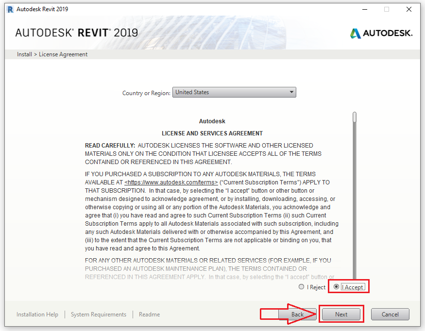 Hướng dẫn Cài Đặt Autodesk Revit 2019