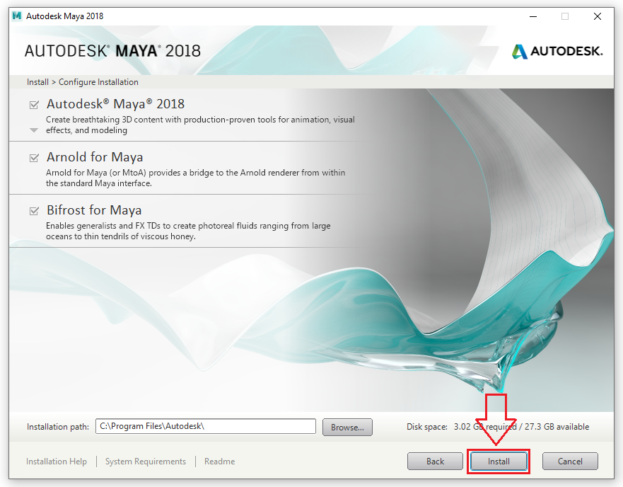 Hướng dẫn cài đặt Autodesk Maya 2018