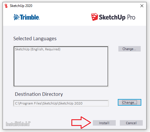 Hướng dẫn Cài Đặt SketchUp Pro 2020