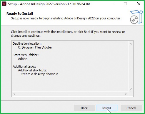 Hướng Dẫn Cài Đặt Adobe InDesign CC 2022