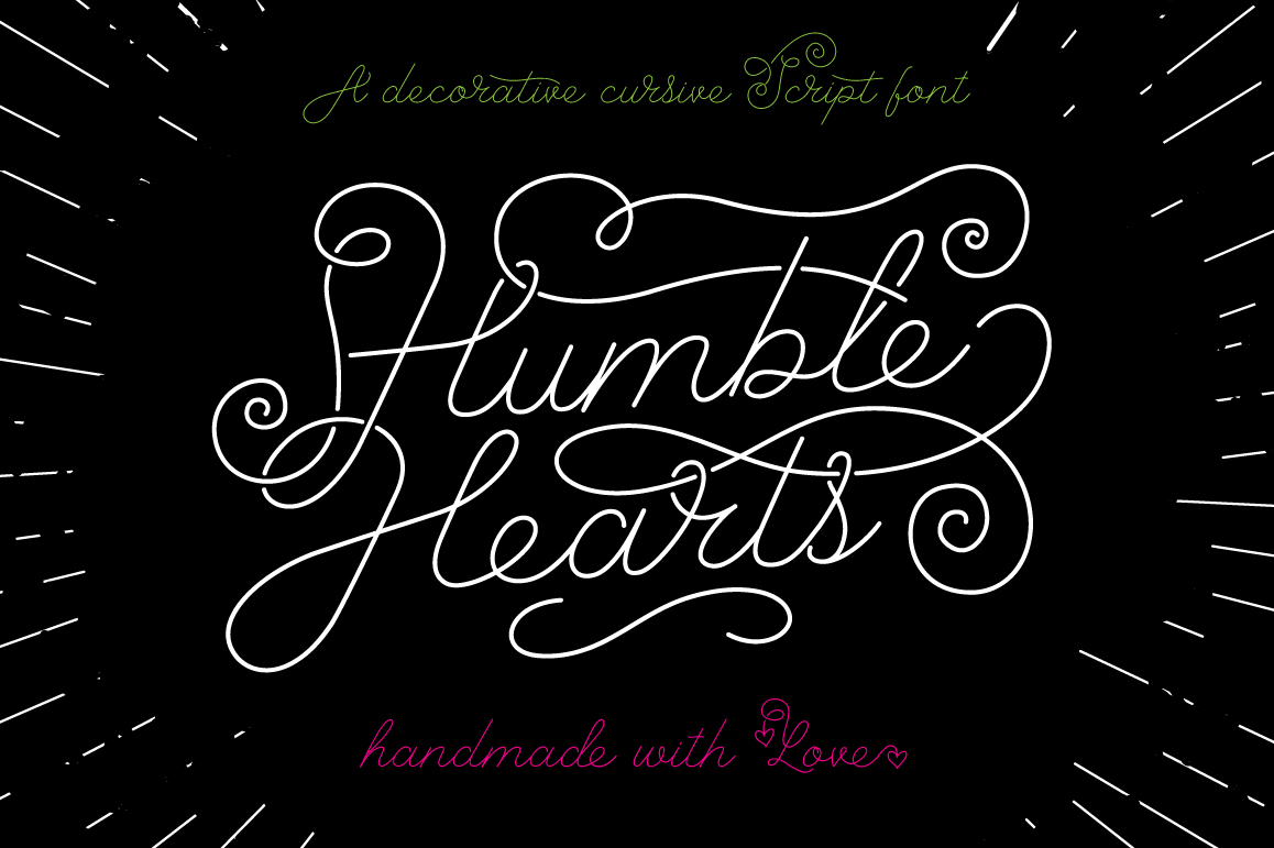 Script Font Humble Hearts việt hóa