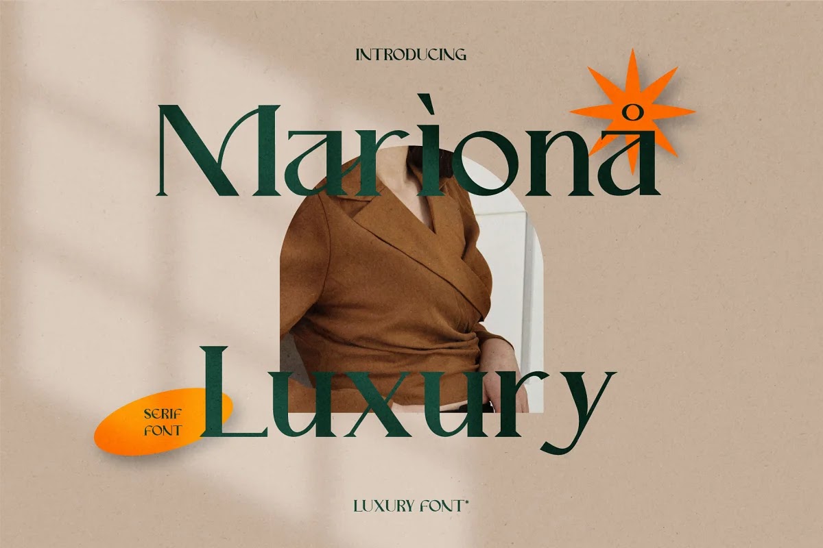 Mariona Luxury Serif Font