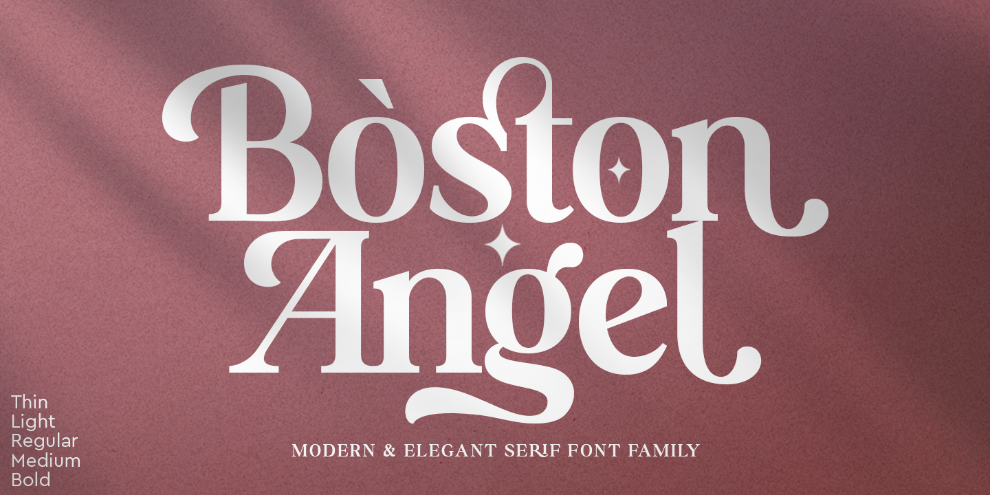 Boston Angel Font