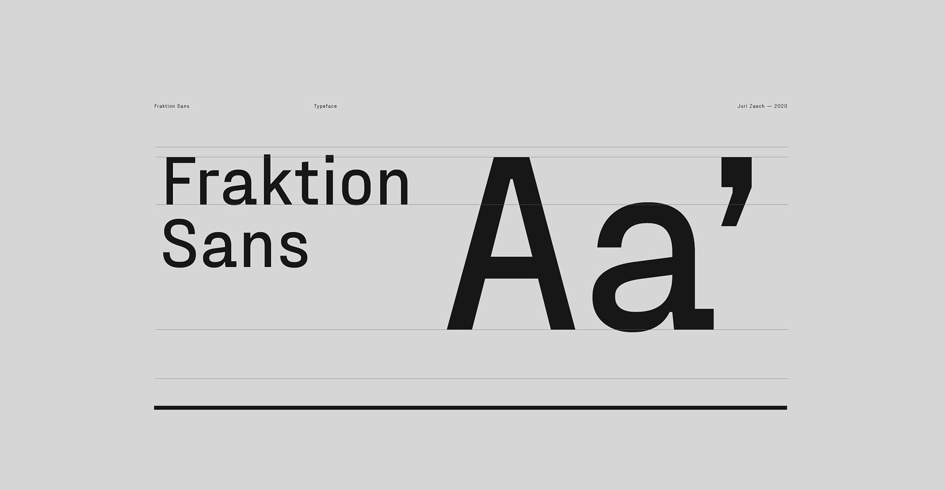 Fraktion Sans Font