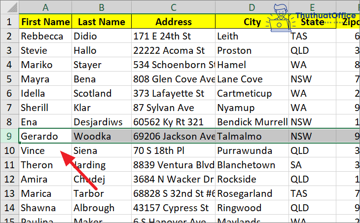 6 cách di chuyển hàng, di chuyển cột trong Excel 19