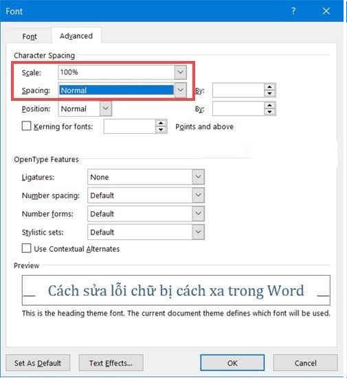 Bật mí 3 cách khắc phục lỗi giãn chữ trong Word 2010 cực kỳ đơn giản 2