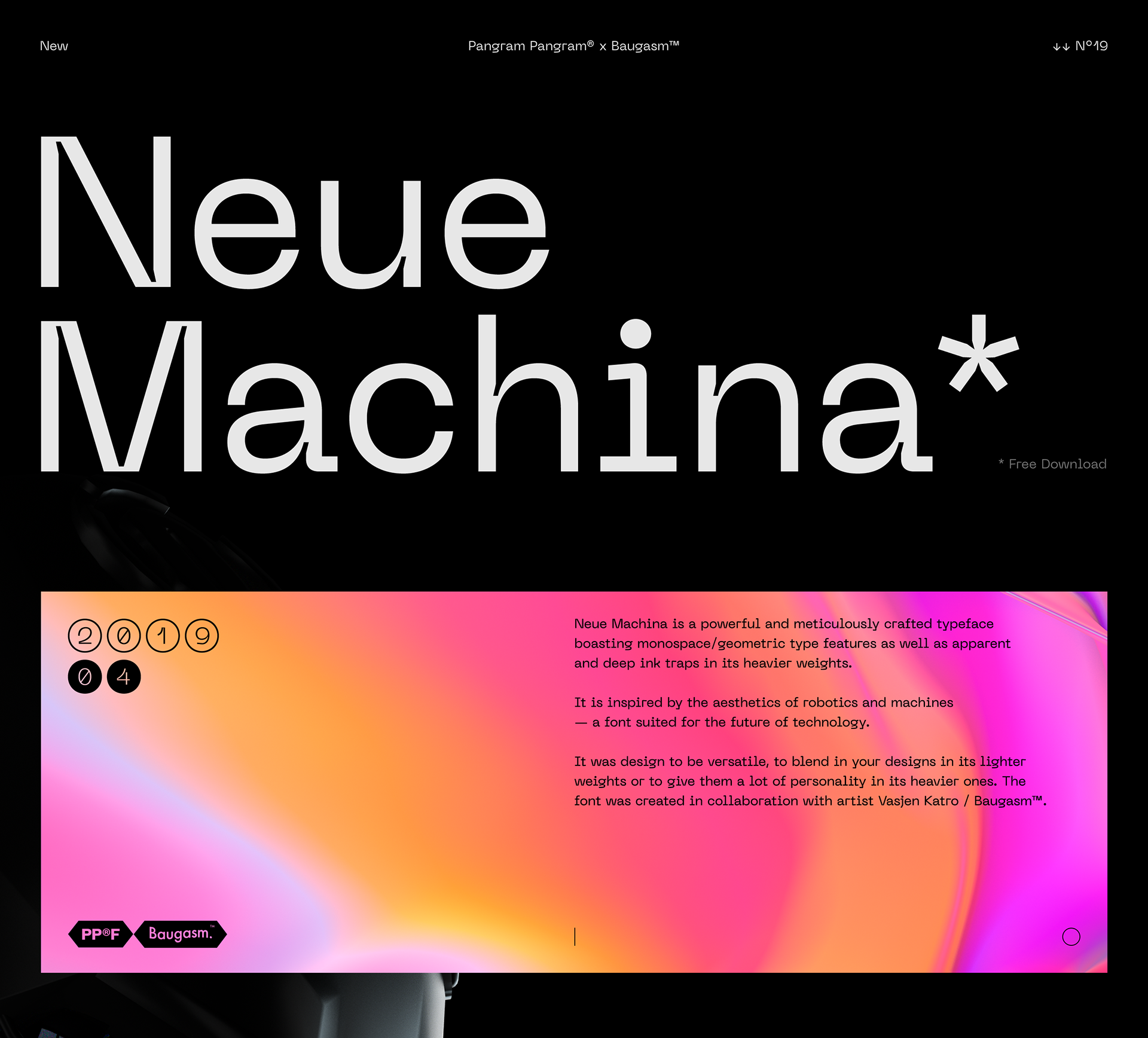 Neue Machina Font Family Free Download