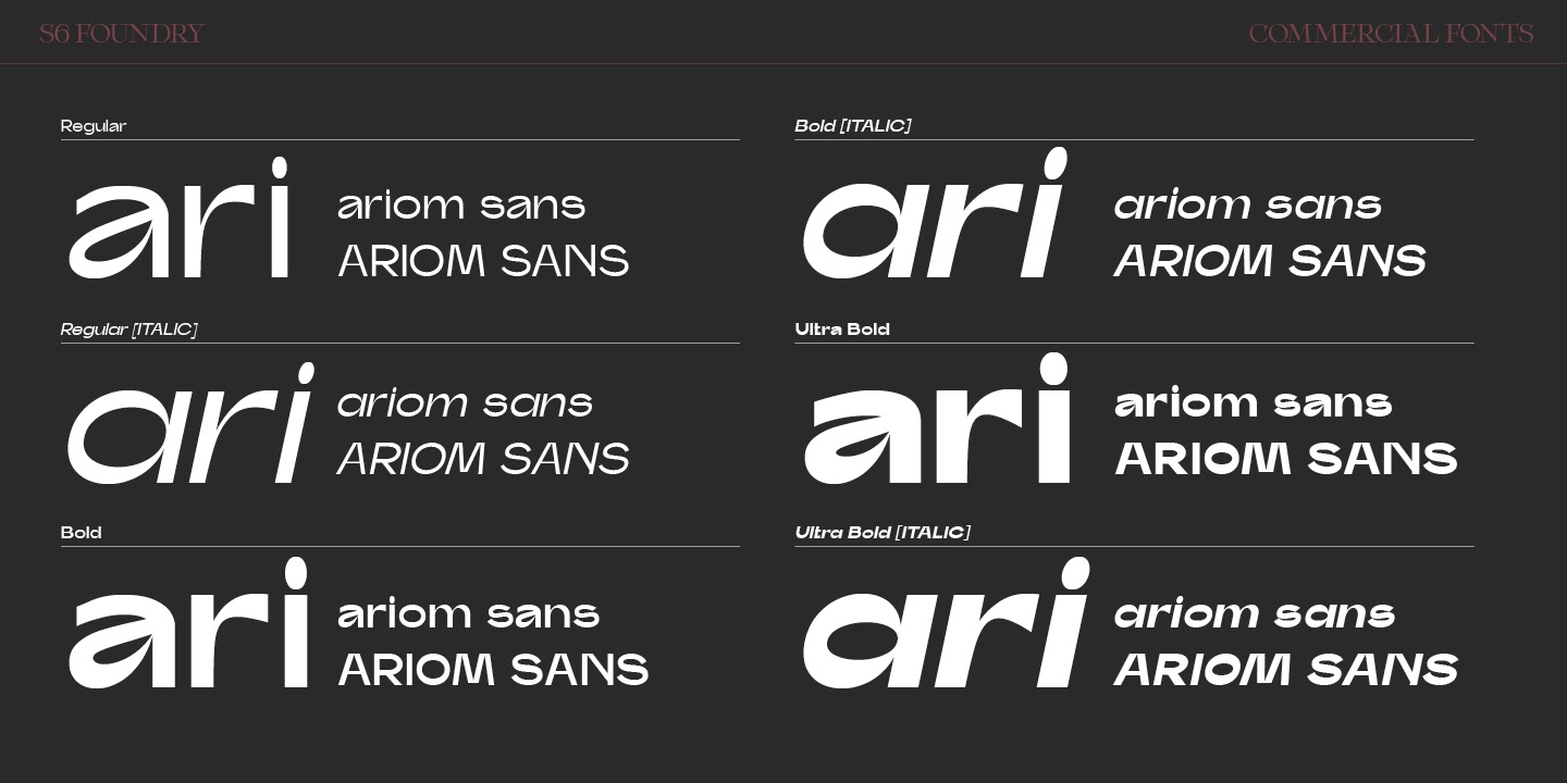 Font Ariom Sans Free Download