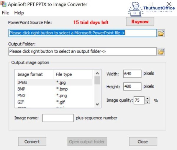 Chuyển PowerPoint sang ảnh