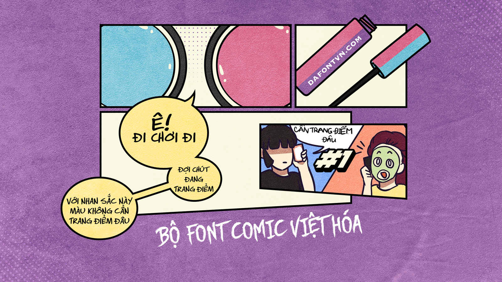 Bộ font chữ edit truyện tranh Việt Hóa - Font comic Việt Hóa