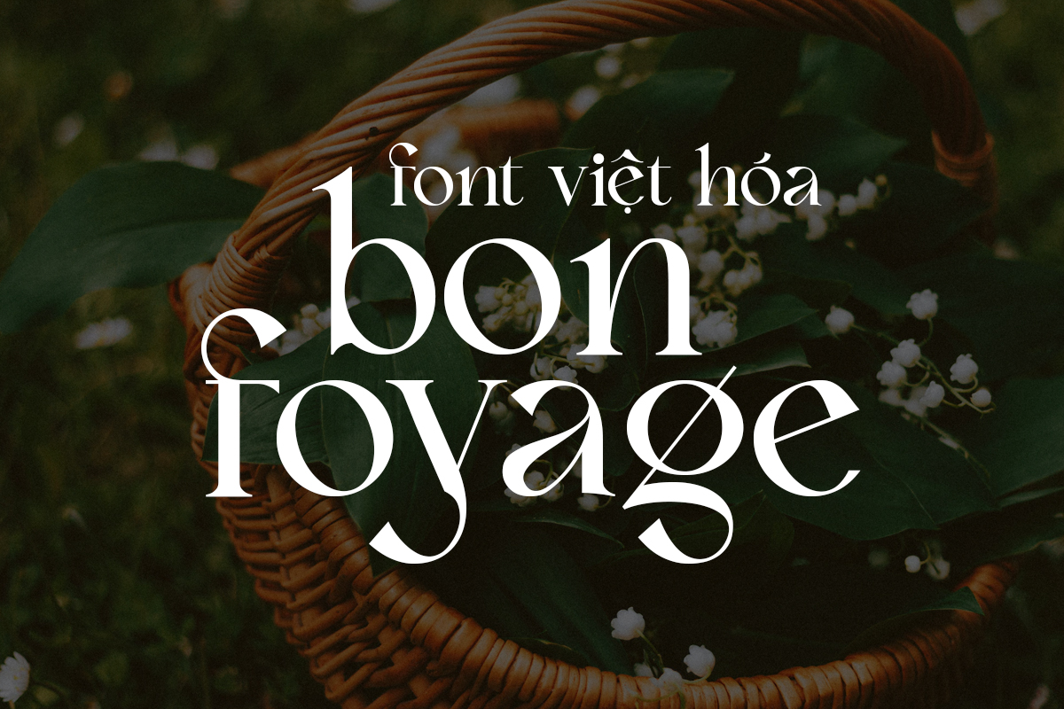 font Bon Foyage Việt Hóa