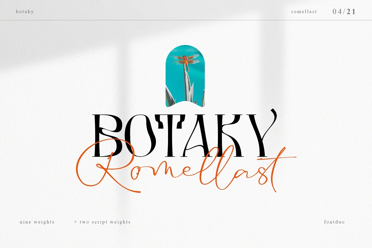 BOTAKY Romellast Font Free Download