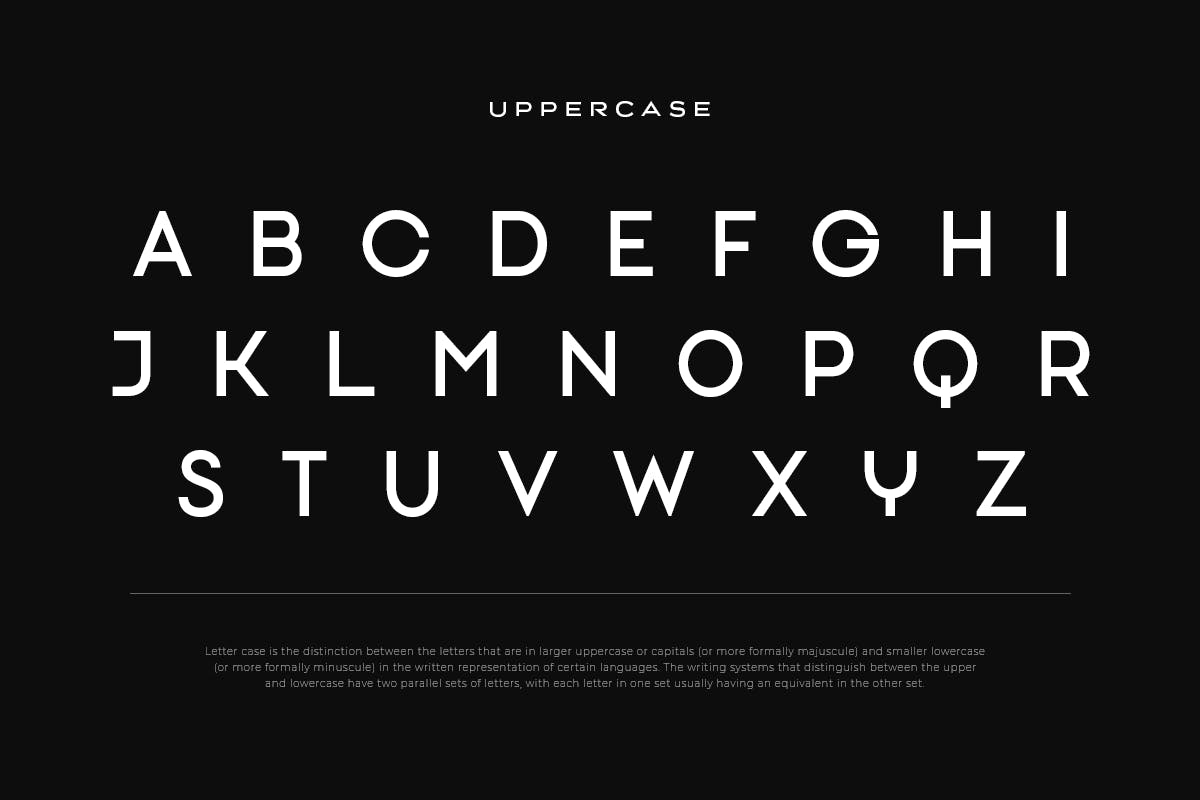 BROAD - Modern Width Display Uppercase