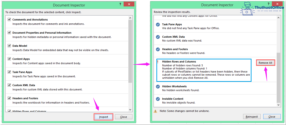 cách giảm dung lượng file excel