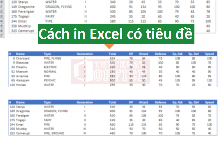 cach in Excel co tieu de 00