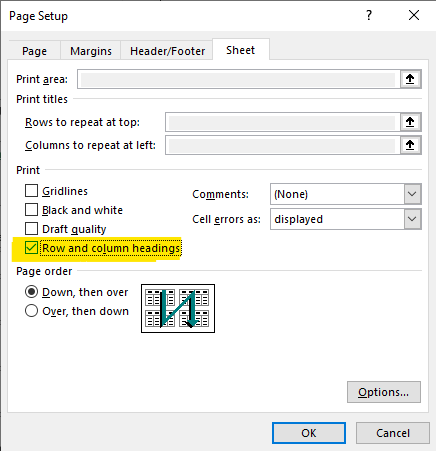 cach in Excel co tieu de 04