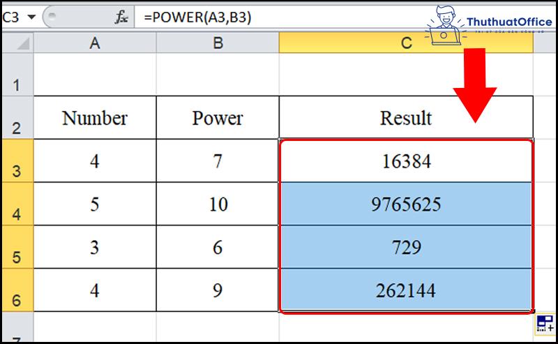 Hướng dẫn cách dùng hàm căn bậc 2 trong Excel đơn giản, nhanh chóng 4