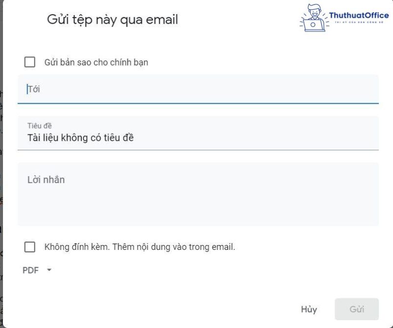 Cách tạo file PDF từ Google Docs