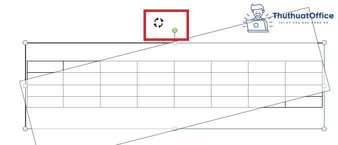 xoay bảng trong Word