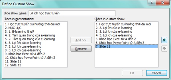 cách sắp xếp thứ tự xuất hiện trong PowerPoint 02