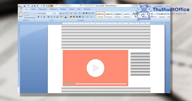 Cách chèn video vào Word mọi phiên bản 1