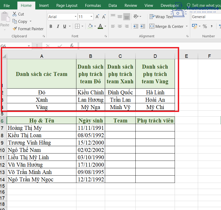 cách tạo Drop List trong Excel