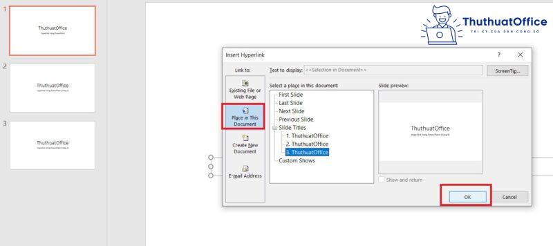 hyperlink trong PowerPoint