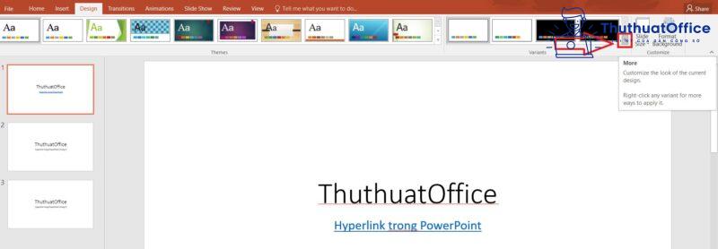 hyperlink trong PowerPoint