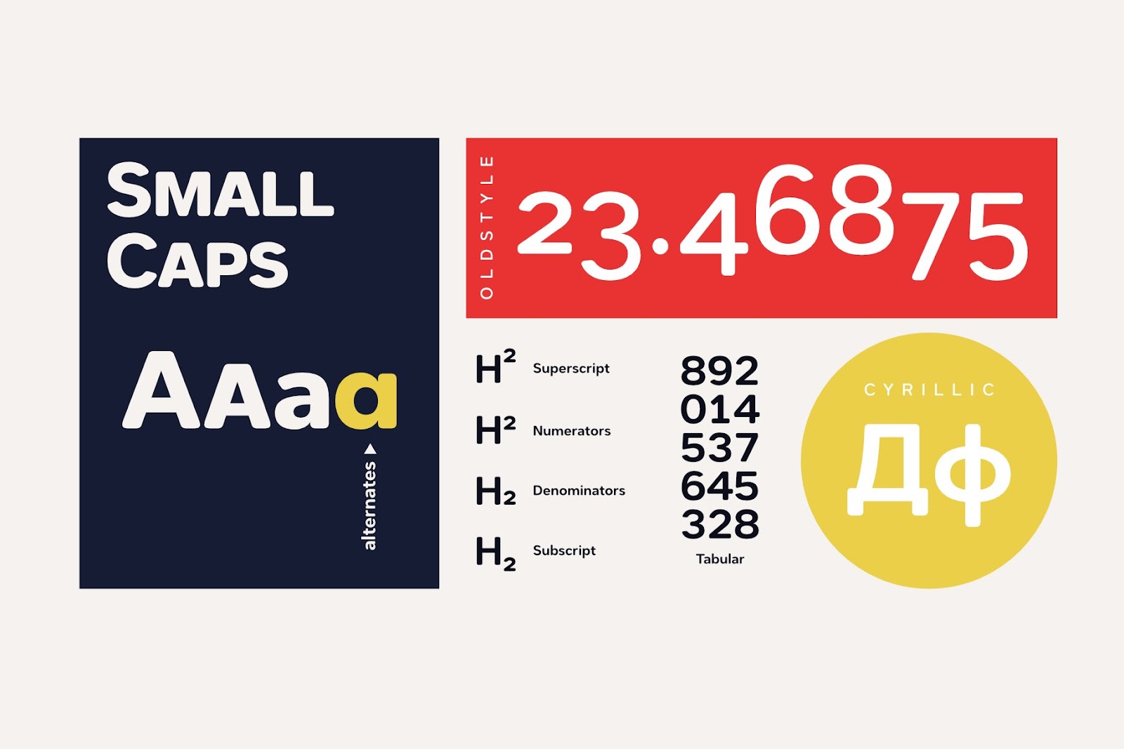 Dexa Round Font Family Preview 2