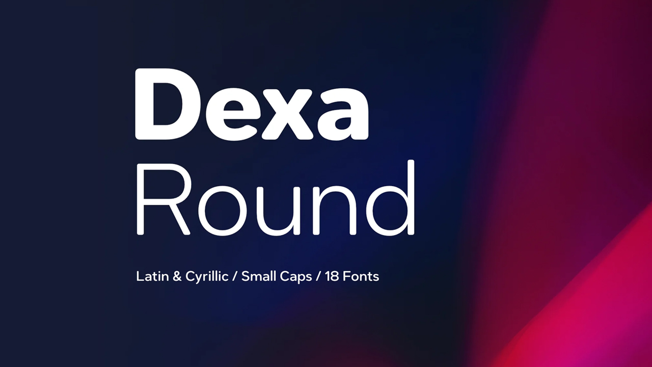 Dexa Round Font Family