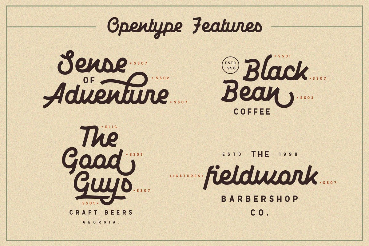 Marshfield Typeface full 6 font