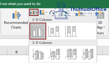 Vẽ biểu đồ trong Excel