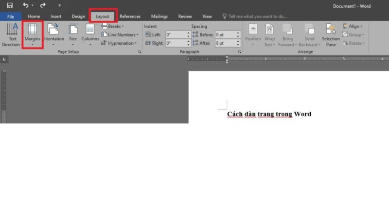 3 cách dàn trang trong Word đơn giản chỉ với 30 giây 1