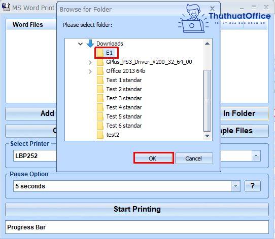 in nhiều file Word cùng lúc