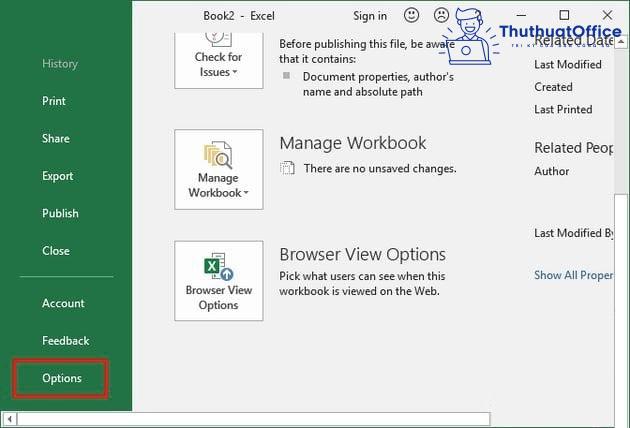 Excel không hiện Sheets