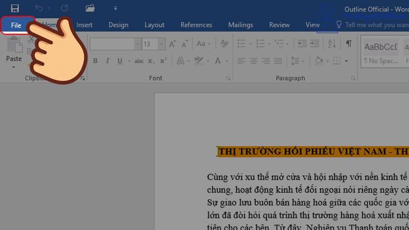 file Word không in được