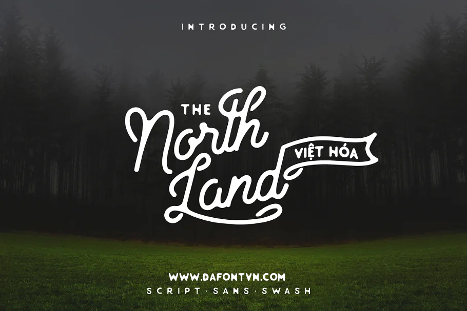 Font North Land Việt Hóa