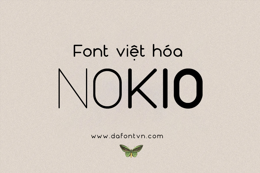 Font Nokio Việt Hóa