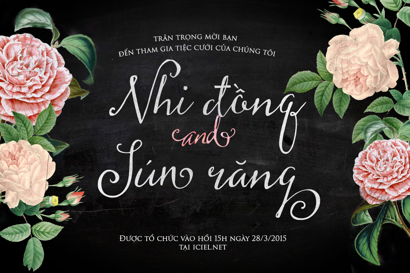 Font chữ viết tay việt hóa