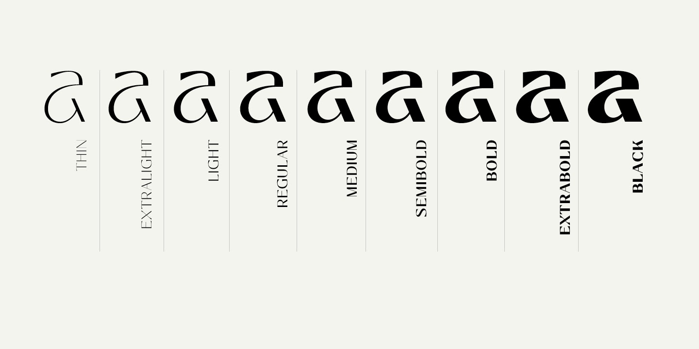 Zolina - Modern Font family