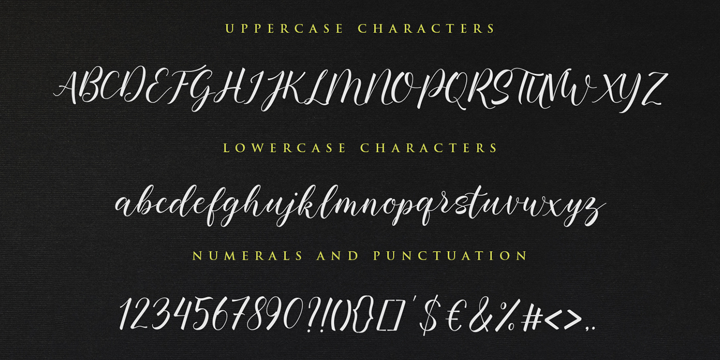 Font Baelish Characters