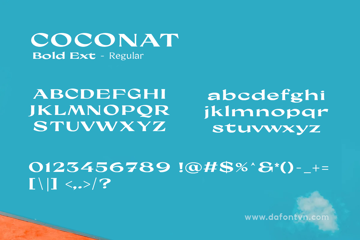 Coconat font việt hóa