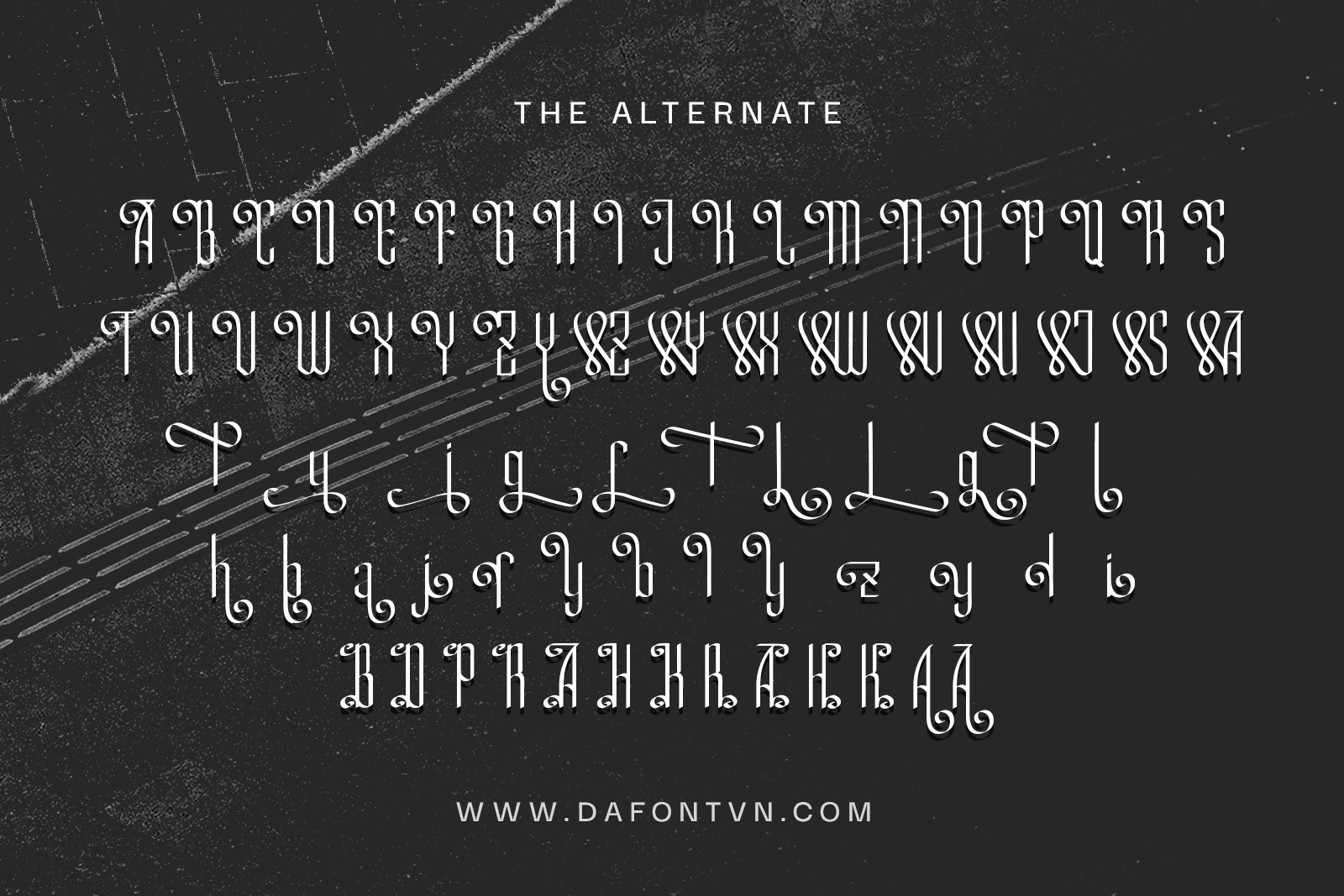 Seraphytes Font - Character