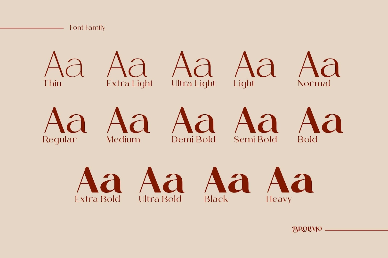 Brolimo Font Family