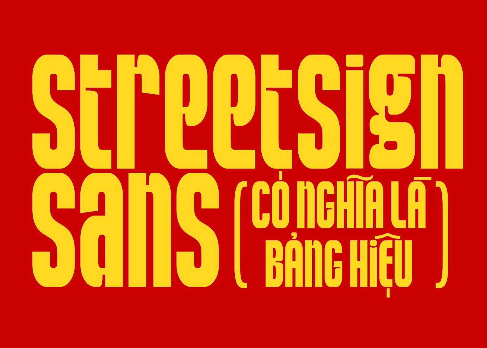 Font StreetSign Sans - Font xưa cũ cực đẹp